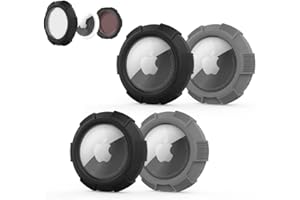 BINGCOK Air Tags-4 Pack Apple, AirTags Sticker 4 Pack, AirTag Sticker Mount Holder with for Luggage/Camera Case/Bike Mount/Car/Wallet/TV Remote/Drone(2Black+2Grey)
