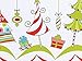 Yasirona Aeiniwer Trendy WHIMSICAL TREES & ORNAMENTS Christmas Holiday Gift Wrap Paper - 16 Foot Roll