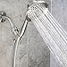 Shower Massage Handheld With Hose - Massager & Mist Hand Held Showerhead Kit - High Pressure Removable Head And Mount - Adjustable Massaging Rainfall Spray, 2.5 GPM - Brushed Nickel