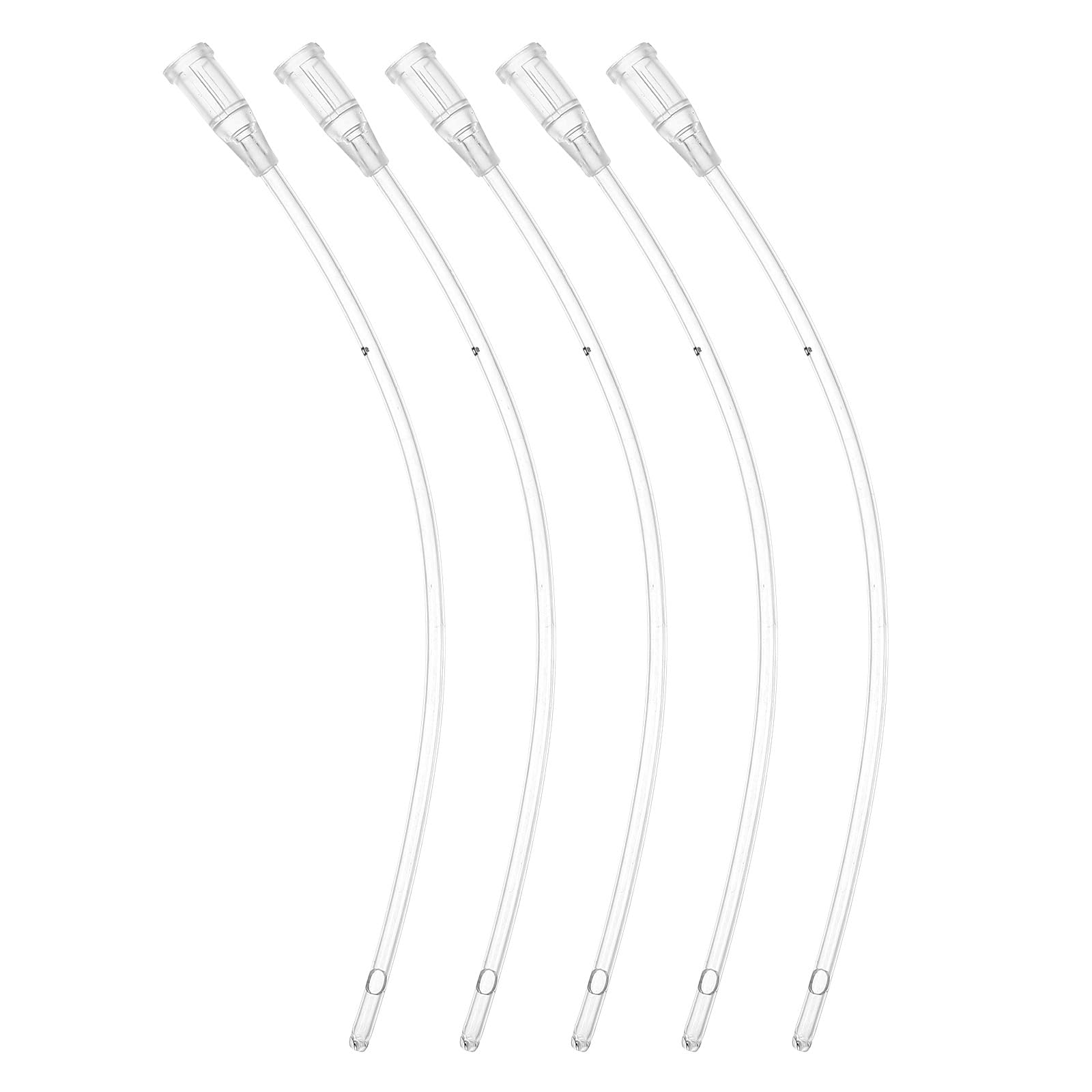 ULTECHNOVO Pet Feeder Baby Bird Feeding Tubes Set of 5 Transparent Parrot Feeding Syringe Tubes Hand- Tool for Young Birds Fast Milk and Water