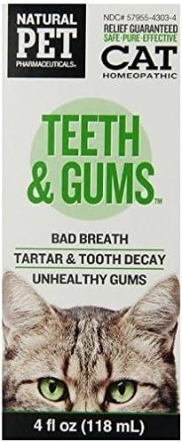 Natural Pet Teeth and Gums Control relief oral health for Cat Pharmaceuticals by King Bio