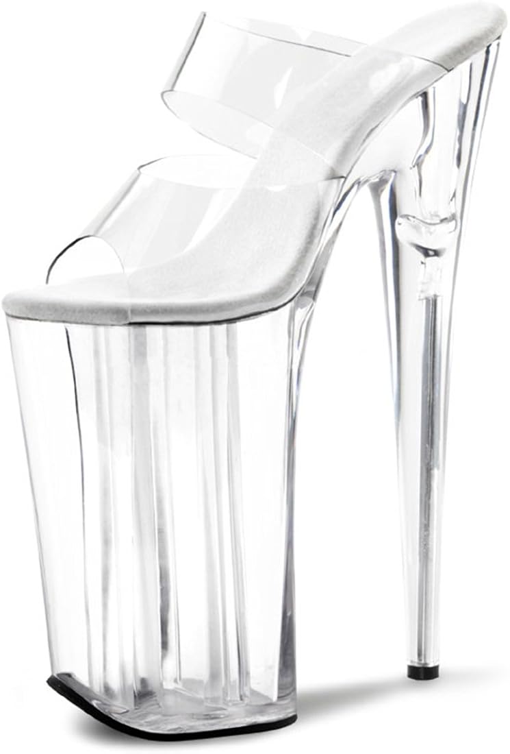 clear stripper shoes