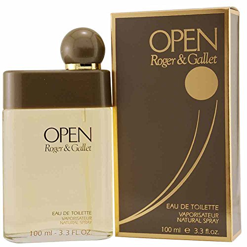 Open By Roger & Gallet For Men, Eau De Toilette Spray, 3.3 Ounce