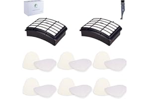I clean Shark Navigator Lift Away Replacement Filters Compatible for NV352 NV350 NV351 NV355 NV356 NV356E NV357,6 Packs Foam 