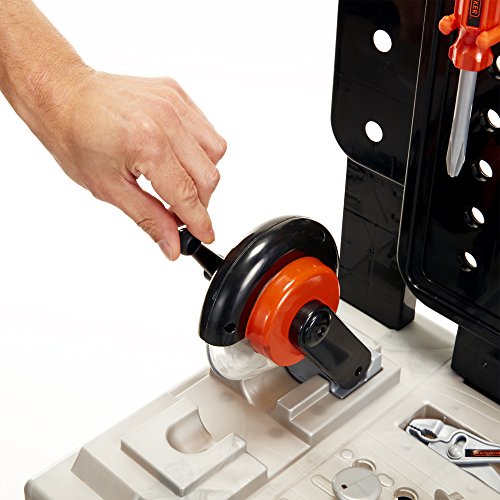 BLACK+DECKER Power Tool Play Toy Workbench for Kids with