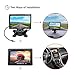 Esky 7 inch TFT LCD Color 2 Video Input Car Rear View Monitor DVD VCR Monitor with Remote and Stand