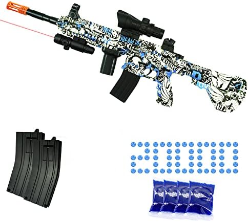 Oashot M416 Electric Gel Ball Toy Blaster with 20000 Water Beads,2 ...