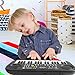 M SANMERSEN Piano for Kids, 37 Keys Kids Piano LCD Display / Double Speakers Musical Piano for Kids with Piano Score Electronic Piano Educational Piano Toys Gift for 3-12 Years Boys Girls
