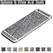 iPhone 6 Plus Case,6S Plus Cover, 5.5 Inches Sticker Protector, Gravydeals® Luxury Bling Sticker Decal Glitter Front & Back Scratch Resistant Wrap Covered Skin (Silver)