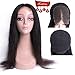 Aliabc Hair 4X4 Lace Closure Straight Human Hair Wigs Unprocessed Brazilian Virgin Remy Human Hair Natural Color (22