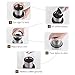 CHULUX Electric Spices and Coffee Grinder with 2.5 Ounce Two Detachable Cups for Wet/Dry Food,Powerful Stainless Steel Blades and Cleaning Brush