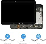 LADYSON Black LCD Display Touch Screen Assembly w/ Frame for Samsung Galaxy Tab view 3