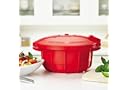 SilverStone Microwave Cookware BPA-Free Microwavable Pressure Cooker, Large, Chili Red