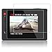 Screen Protector Compatible Hero 4 Black/Silver (Screen and Lens), AFUNTA 2 Pack (4 Pcs) Hero 4 Anti-Scratch Water-Proof Tempered Glass Film Accessory
