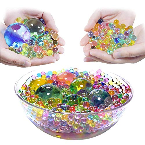 Water Beads Non Toxic 400 Jumbo, 3000 Medium and 20000 Small Water