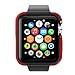 X-Doria 38mm Watch Case (Defense Edge) Premium Aluminum and TPU Bumper Frame (Red) - Compatible with Watch