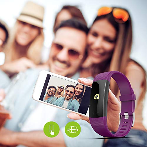 Fitness Tracker, Color Screen Activity Tracker Watch with Heart