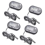 Qunqi 4packs LCD Digital Aquarium Thermometer Fish Tank Water Terrarium Temperature