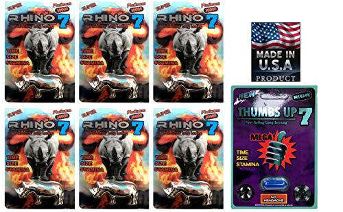JMC-Rhino 7 30000 Platinum Small Silver 6 Pills Thumbs Up 7 Blue 69K 1 Pill