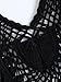 eachway Handmade Women's Sexy Hollow Crochet Bikini Cover Up Lace Floral Knitted Swimsuit Cover Up Dress ((US Size 8-10) L) …