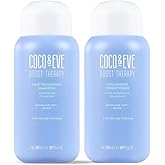 Coco & Eve Boost Therapy Hair Volumizing Shampoo & Conditioner Bundle Set. With Biotin to Target Fine, Thinning Hair. For Thi