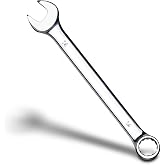 zhax 14mm Metric Combination Wrench, 12 Point Box End, 15 Degree Offset Design, Mirror Polish Finish, Forged CR-V Steel, Hand Tools for Mechanics, Ideal for Auto and Home Repair