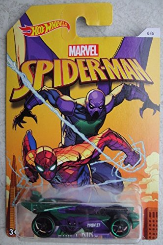 HOT WHEELS 2017 SPIDER MAN PURPLE/GREEN DRIFT KING 6/6