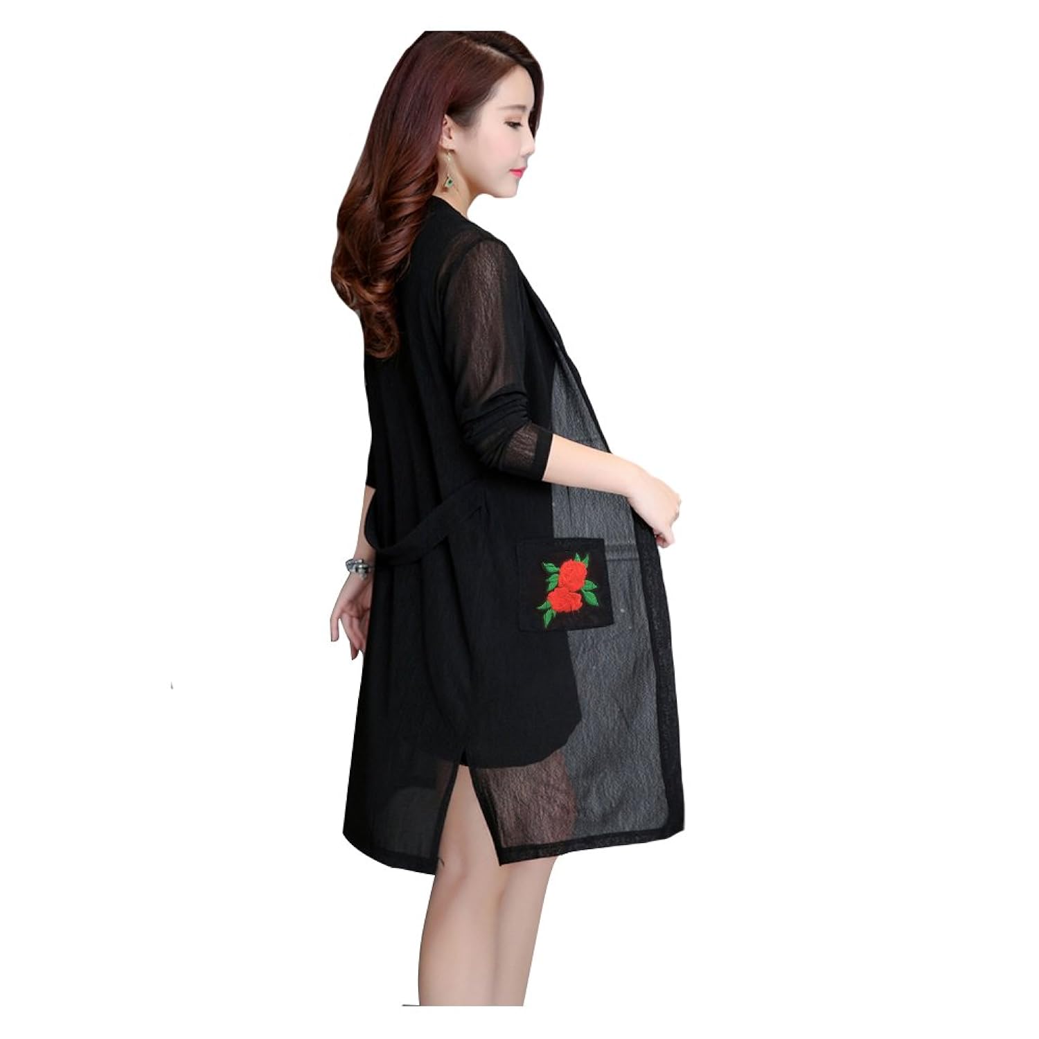 aashish garments black net embriodery summer women shrug