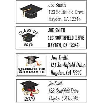 Amazon.com: Class of 2019 Graduation Address Labels - 30 Count - Personalized: Health & Personal ...