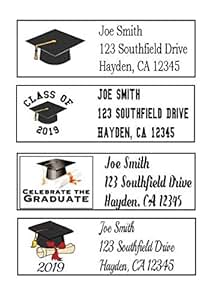 Amazon.com: Class of 2019 Graduation Address Labels - 30 Count - Personalized: Health & Personal ...