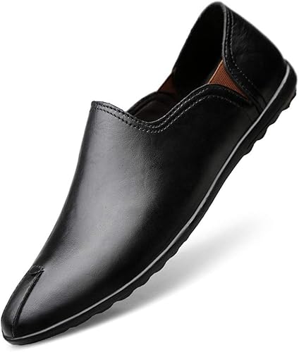 Amazon パルクール ビッグサイズ男性本革の靴ファッションスリップオン男性イタリア革男性ローファー高級ブランド男性の靴 ビジネスシューズ