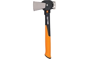 Fiskars Pro IsoCore Maul - 2.5-Pound Wood Splitter for Small Size Logs and Kindling with Shock-Absorbing Handle - Black/Orang