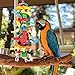 Bvanki Bird Toys, Parrot Chewing Toy, Multicolored Wooden Blocks Tearing Toys for African Grey Cockatiel Conure Cockatoo and Medium Amazon Parrotthumb 4