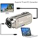 Camera Camcorders, Besteker HD 1080P 24 MP 16X Digital Zoom Video Camcorder with LCD and 270 Degree Rotation Screen (312P-Gold)