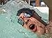 Zoggs 315648-801 Predator Flex S/M - Mirrored Swim Goggles (Silver-Red/Smoke)
