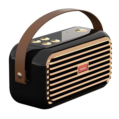 Jazmm Retro Radio with Bluetooth Speaker Rechargeable Battery Operated