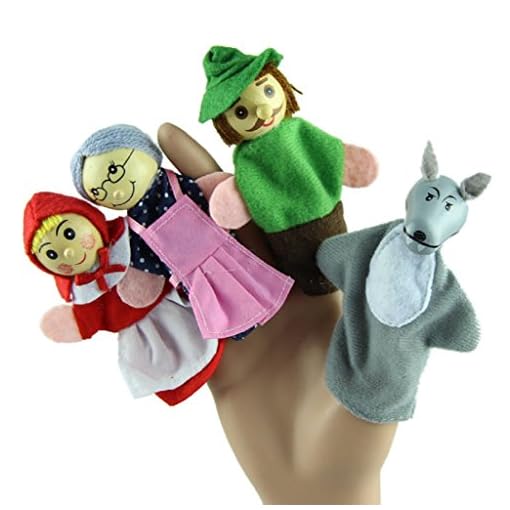 BeautyVan-- Finger Puppet Toy New 4PCS/Set L Animal Finger Puppet Toy Educational Toys (6pcs)