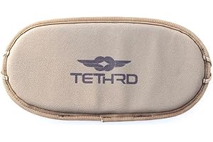 Tethrd Knushion - A lightweight Knee Cushion for Saddle Hunting that Straps to Tree - Durable & Ultrastrong, Coyote Brown