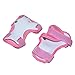 Kiwivalley Kids Boys and Girls Outdoor Sports Protective Gear Safety Pads Set [Helmet Knee Elbow Wrist] for Rollerblades, Scooter, Skateboard, Bicycle, Rollerblades (Pink)
