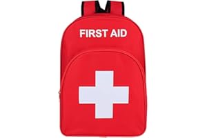 PAXLAMB First Aid Bags Empty Backpack Empty Medical Bag for First Aid Kits Pack Emergency Camping Cycling Travel Car