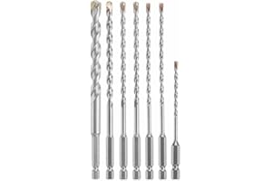 Bosch LBHXS7U 7 pc. Hex Shank Hammer Drill Masonry Bit Set