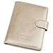 GDTK Leather Passport Holder Cover Case RFID Blocking Travel Wallet (Gold)