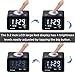 USB Alarm Clock, Digital Alarm Clock Radio with USB charging Port, Clock, Alarm, FM Radio, Thermometer and LCD screen for Bedroom, Kitchen, Hotel, Table, Desk