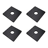 Tsnamay 4 Pcs Wall Split Flange, ABS Square