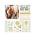 Terra Metallic Tattoos,Konsait 12 Sheets 174 Designs - Jewelry Mandala Mehndi BohoTribal Body Art Indian Tattoos Gold Silver White for Hawai Beach Pool Party Favors Bachelorette Wedding Supplies
