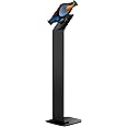 Locking Floor Stand – CTA Premium Support Base Kiosk Lock & Key Security - iPad Air 11" M2 (2024) - Pro 11" M4 (2024) - Air 13" M2 (2024) - Pro 13" M4 (2024) & More - Black (PAD-PARAFU)