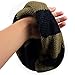 NSSTAR Fashionable Double Color Baby Infant Kids Toddler Unisex Boys Girls Weave Knitting Warm Neck Warmer with 1PCS Free Cup Mat Color Ramdon (Brown)