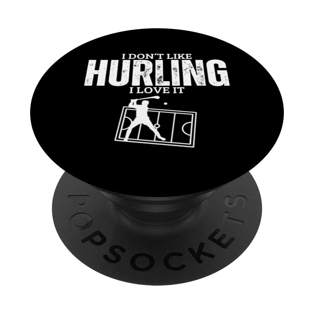 I Love Hurling Funny Hurling Player PopSockets Swappable PopGrip