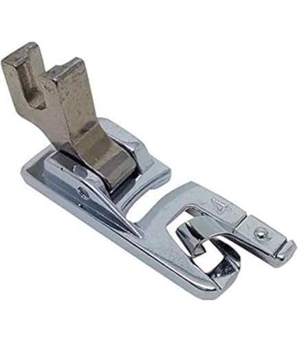 DreamStitch 3mm Hemmer Presser Foot - Narrow Rolled Hem For Low Shank Sewing Machines
