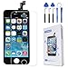 Fixerman for iPhone SE LCD Display Touch Screen Digitizer Replacement Kit with Repair Tools and Tempered Glass
